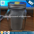 Precio de fábrica 64 oz 2 cuartos de galón jarra de albañil de acero inoxidable cafetera de café en frío tubo de filtro de fabricante